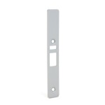 FL2145SA, FHC Right Hand Beveled Faceplate For FL2140 Series Deadlatch Locks - Aluminum